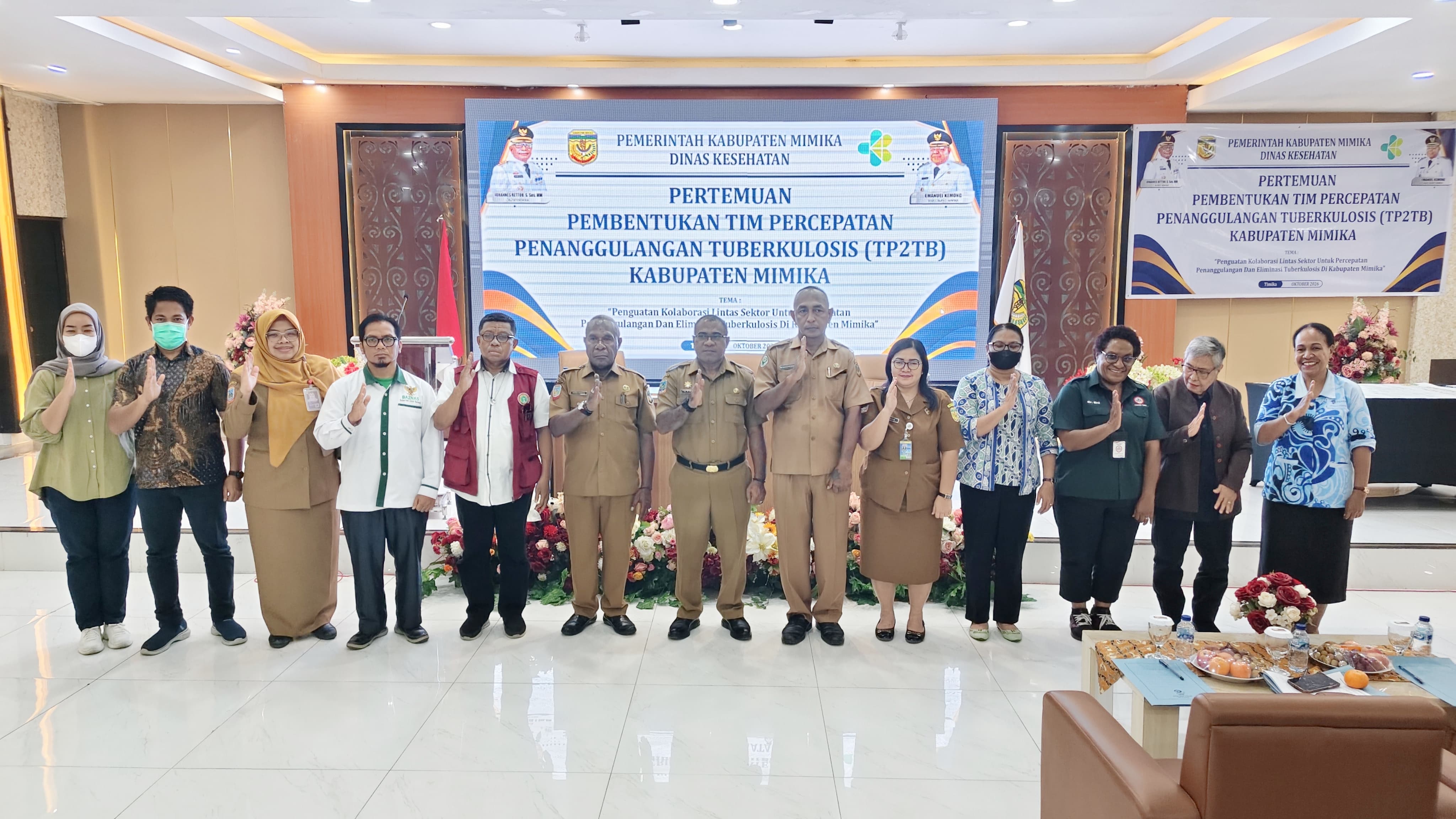 Pemkab Mimika Bentuk Tim Percepatan Penanggulangan Tuberkulosis, Perkuat Kolaborasi Lintas Sektor