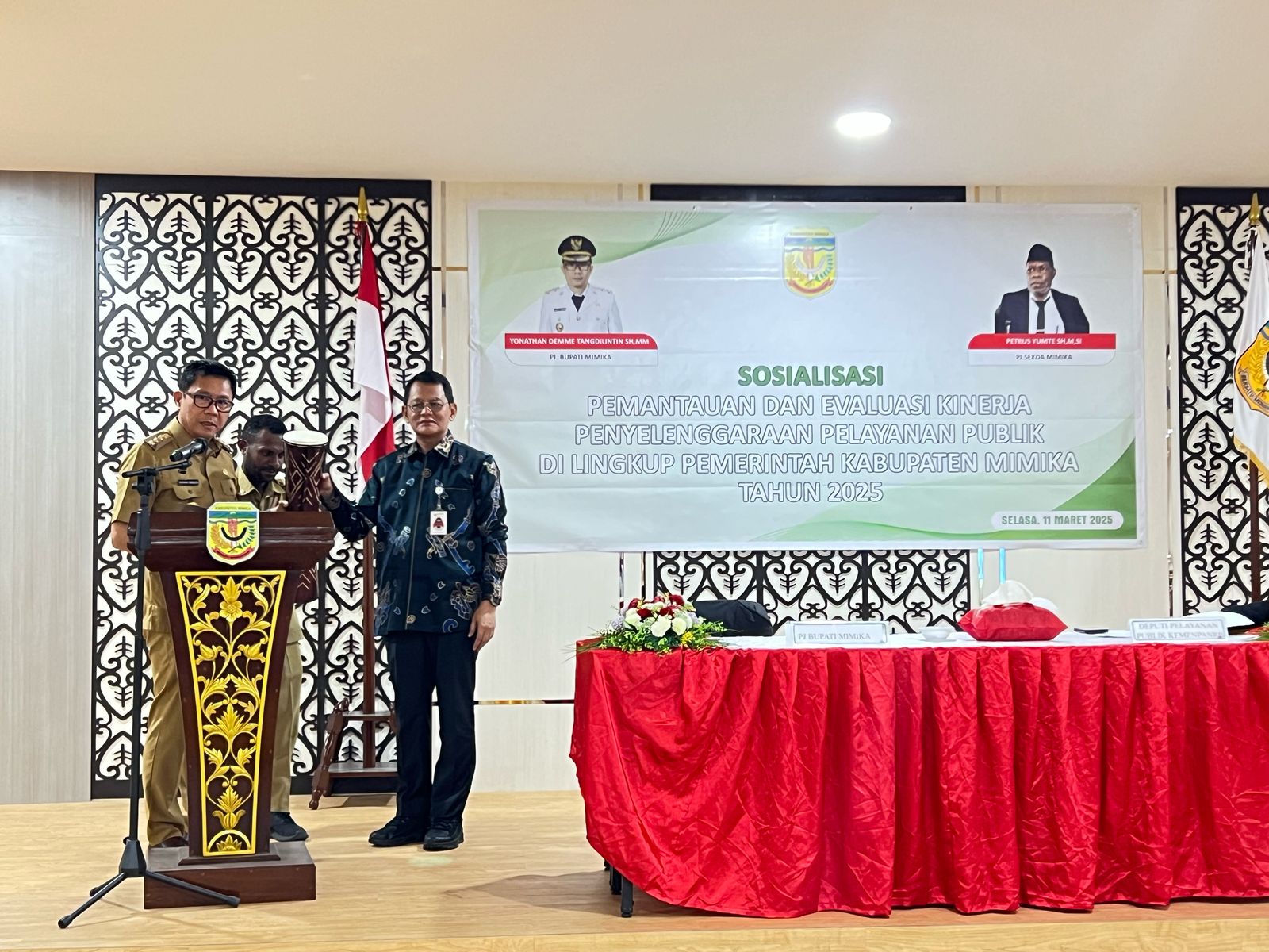 Bagian Ortal Setda Mimika Sosialisasikan PEKPPP di Lingkungan Pemkab Mimika