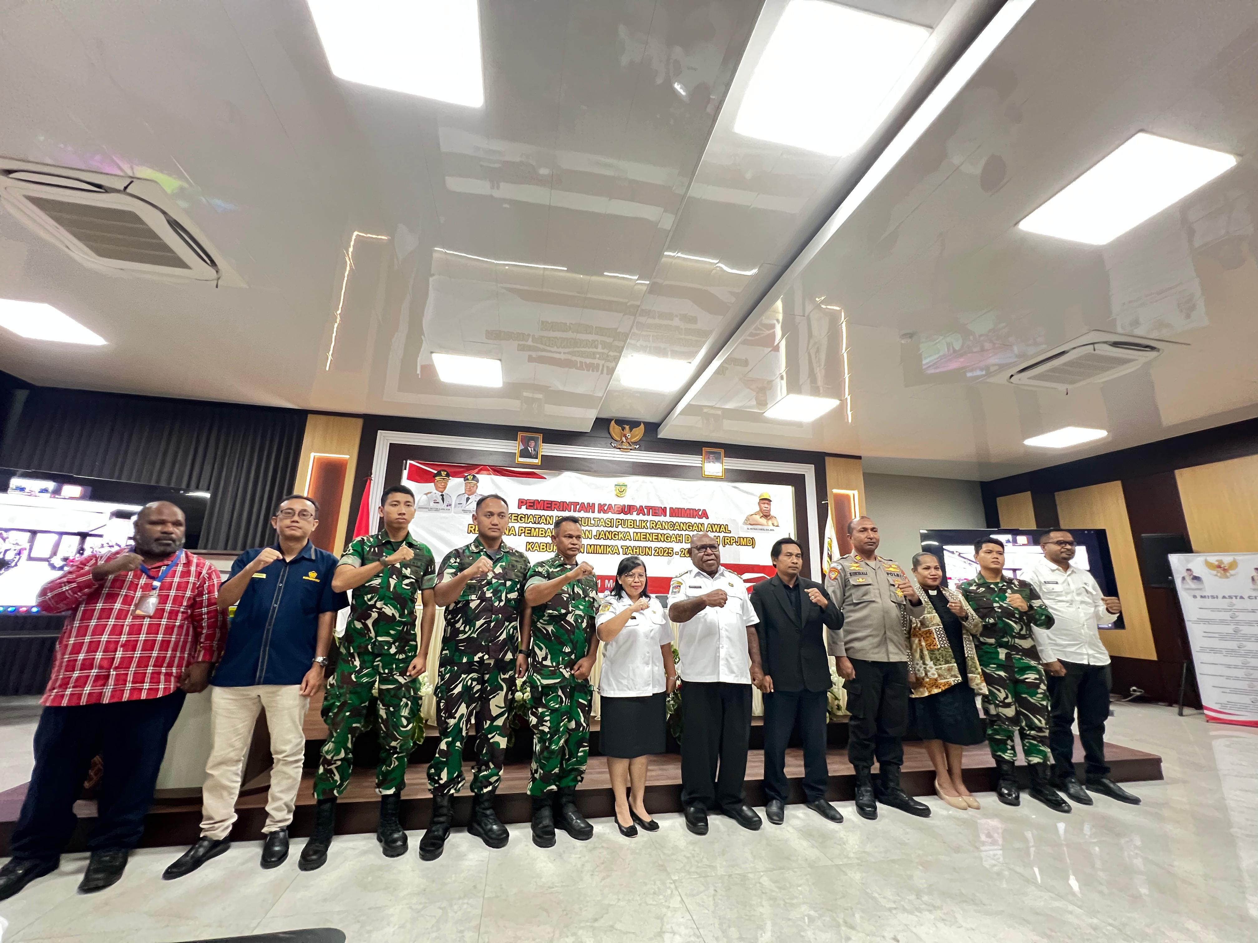 Bappeda Mimika Gelar Konsultasi Publik RPJMD Kabupaten Mimika Tahun 2025-2029