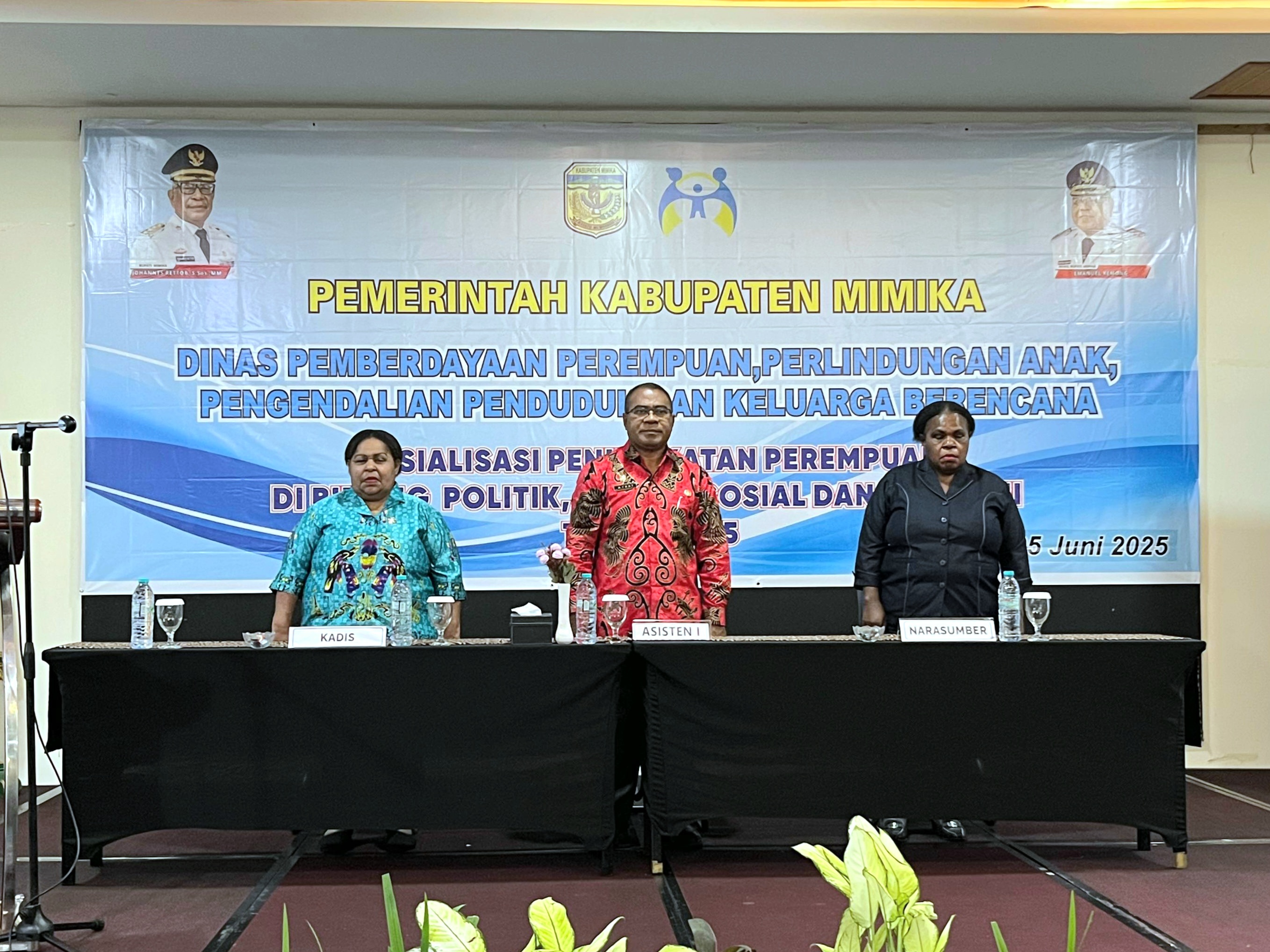 Pemkab Mimika Dorong Peningkatan Peran Perempuan di Bidang Politik, Hukum, Sosial, dan Ekonomi