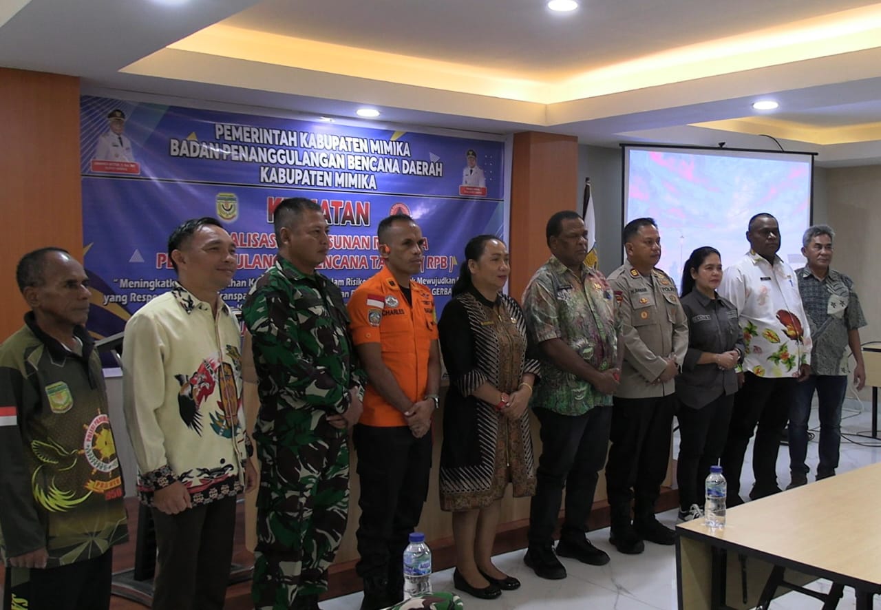 BPBD Mimika Gelar Sosialisasi Penyusunan RPB Tahap II