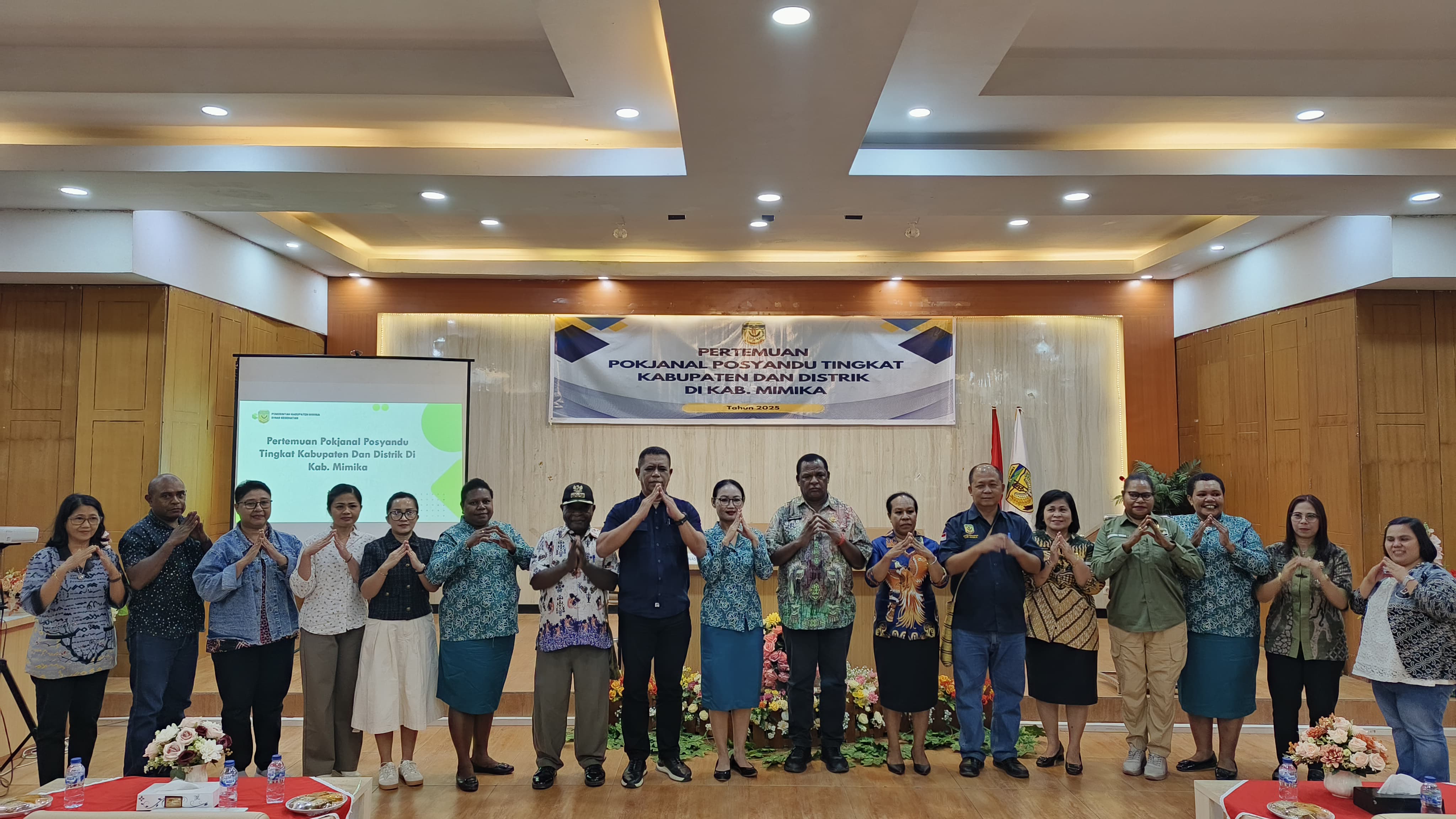 Dinkes Mimika Gelar Pertemuan Pokjanal Posyandu Tingkat Kabupaten dan Distrik