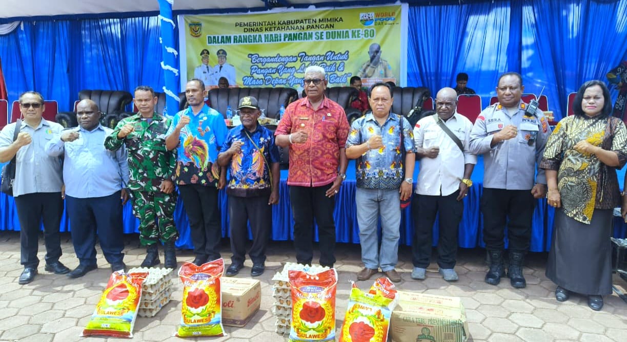 Peringati Hari Pangan Sedunia, Dinas Ketahanan Pangan Mimika Gelar Gerakan Pangan Murah