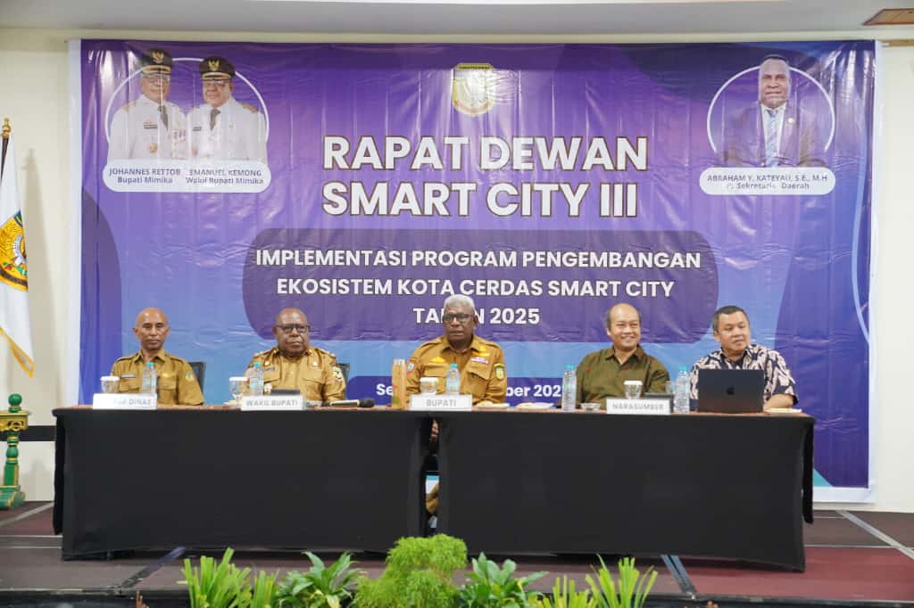 Diskominfo Mimika Gelar Rapat Smart City III