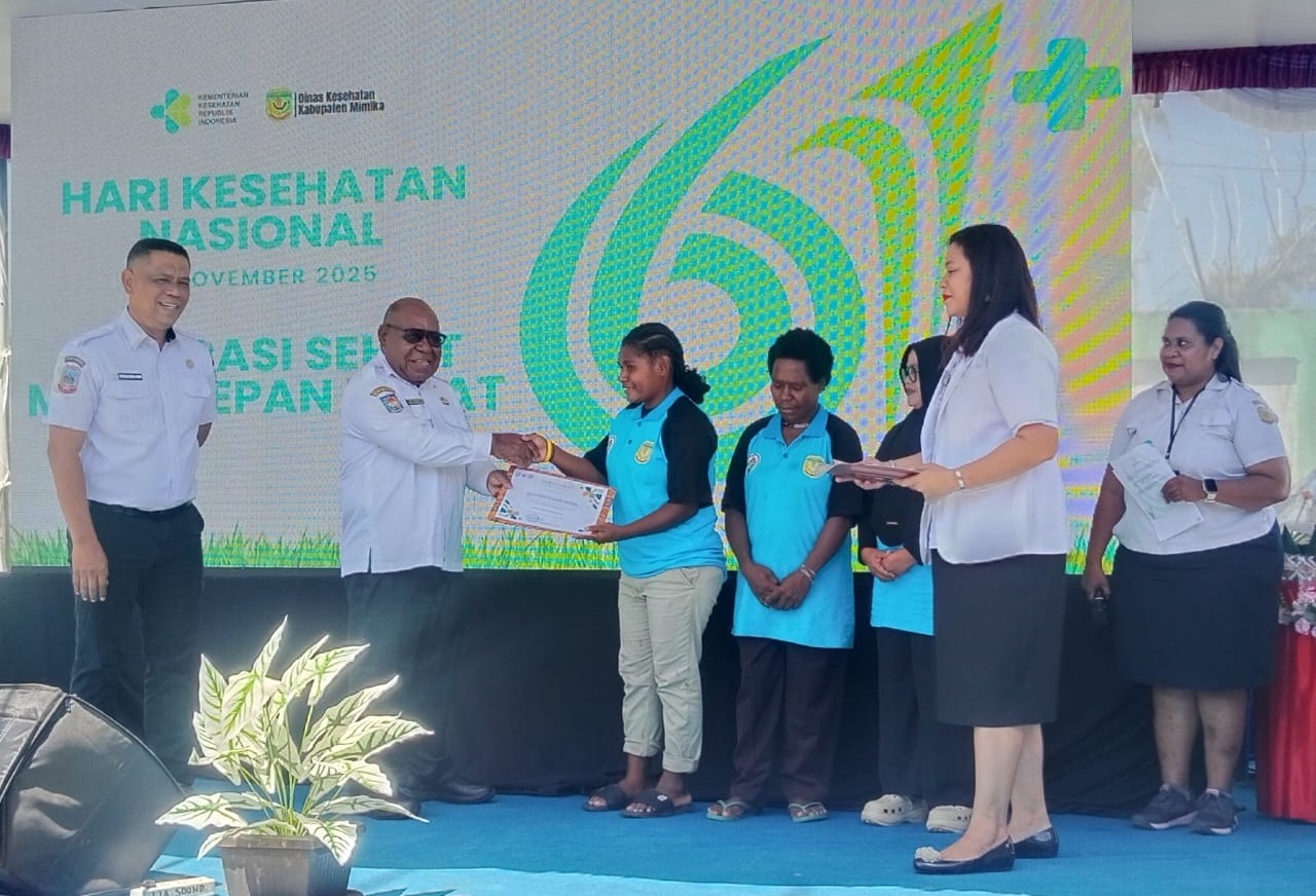 Wakil Bupati Mimika Hadiri Peringatan Hari Kesehatan Nasional ke-61 Tahun 2025