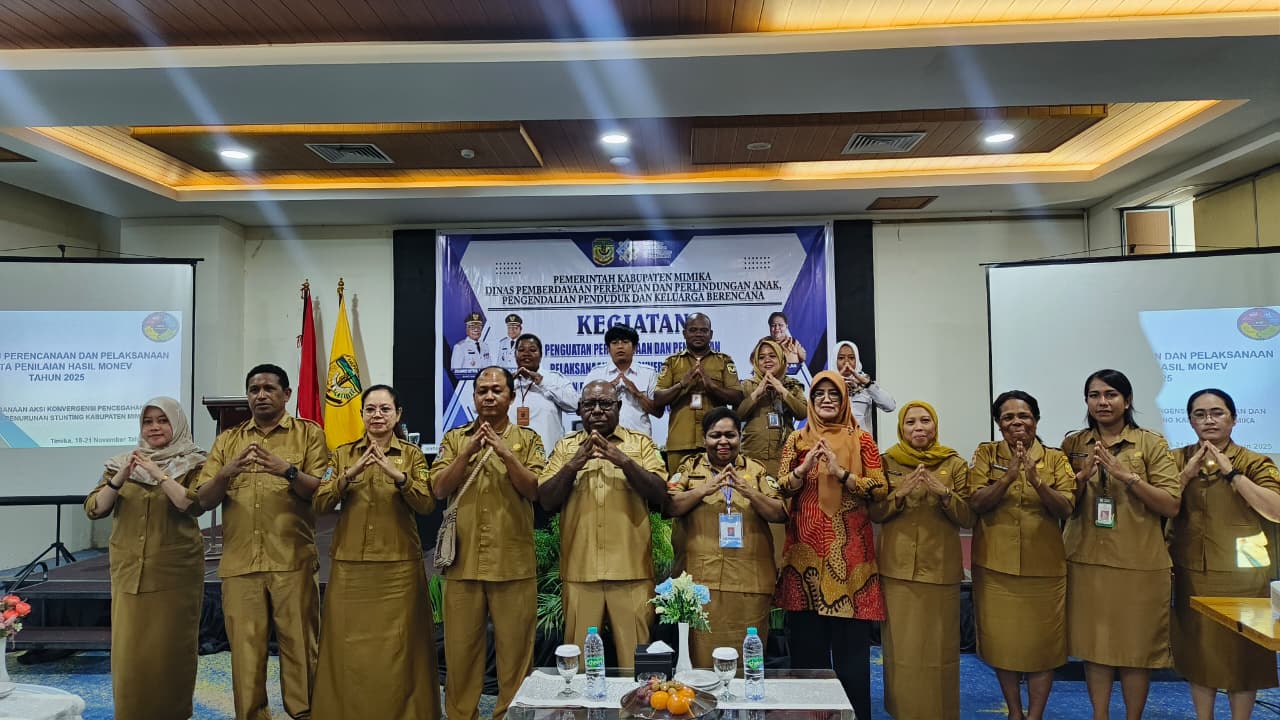 DP3AP2KB Mimika Gelar Aksi Konvergensi Pencegahan dan Percepatan Penurunan Stunting
