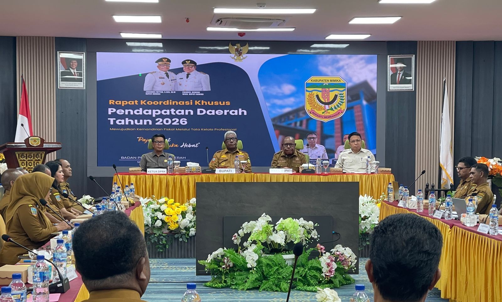 Bapenda Mimika Gelar Rakorsus Pendapatan Daerah Tahun 2026