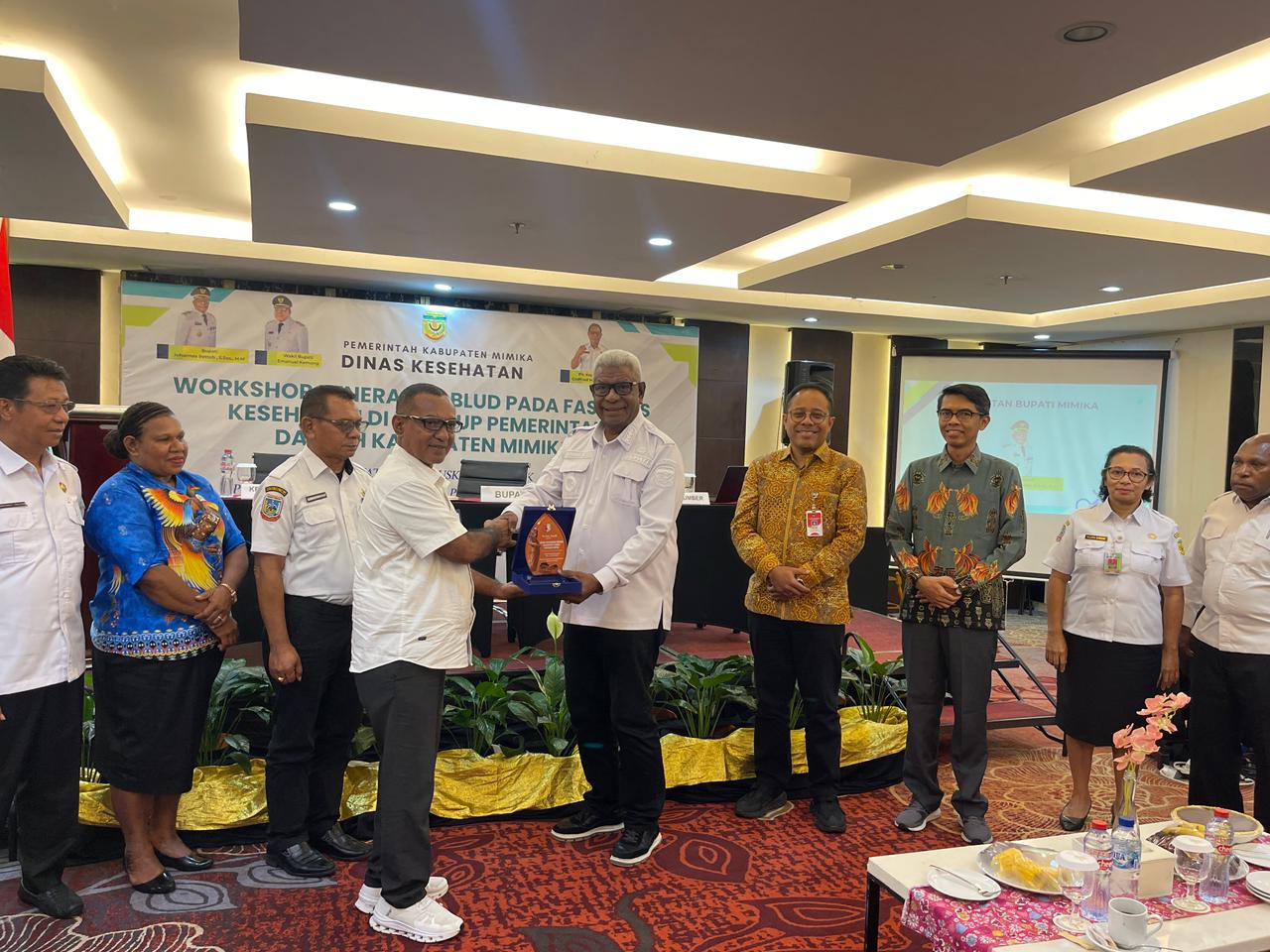 Dinkes Mimika Gelar Workshop Penerapan BLUD pada Fasilitas Kesehatan di Lingkup Pemerintah Daerah Kabupaten Mimika
