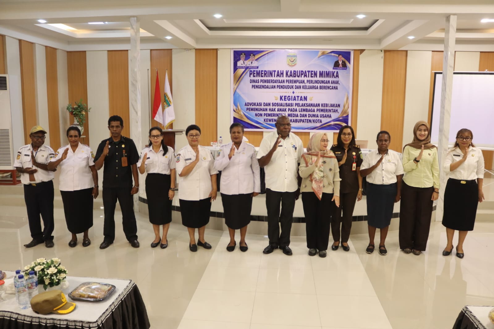 DP3AP2KB Mimika Gelar Advokasi dan Sosialisasi Pelaksanaan Kebijakan Pemenuhan Hak Anak