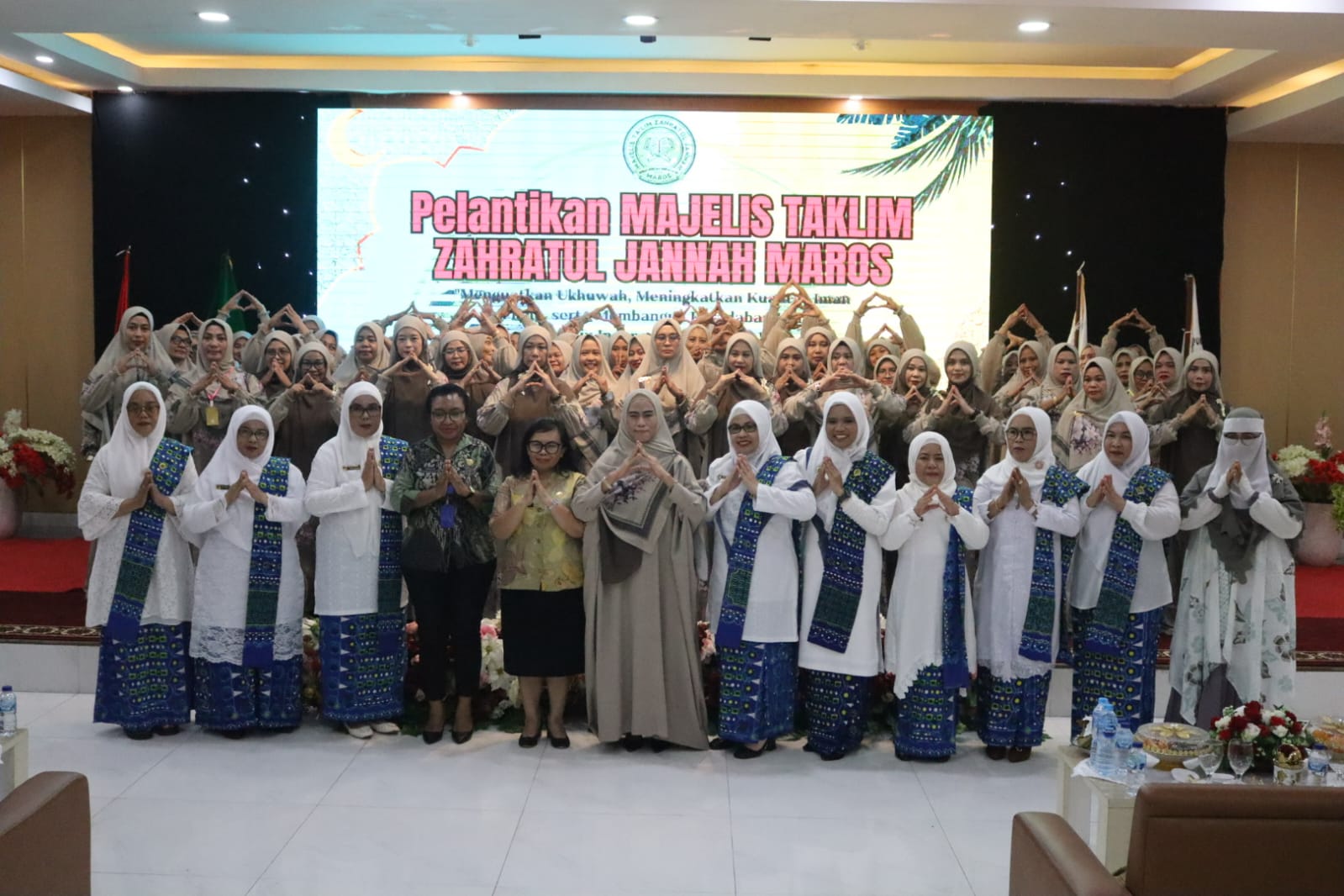 PENGURUS MAJELIS TAKLIM ZAHRATUL JANNAH MAROS MIMIKA PERIODE 2026-2029 RESMI DILANTIK