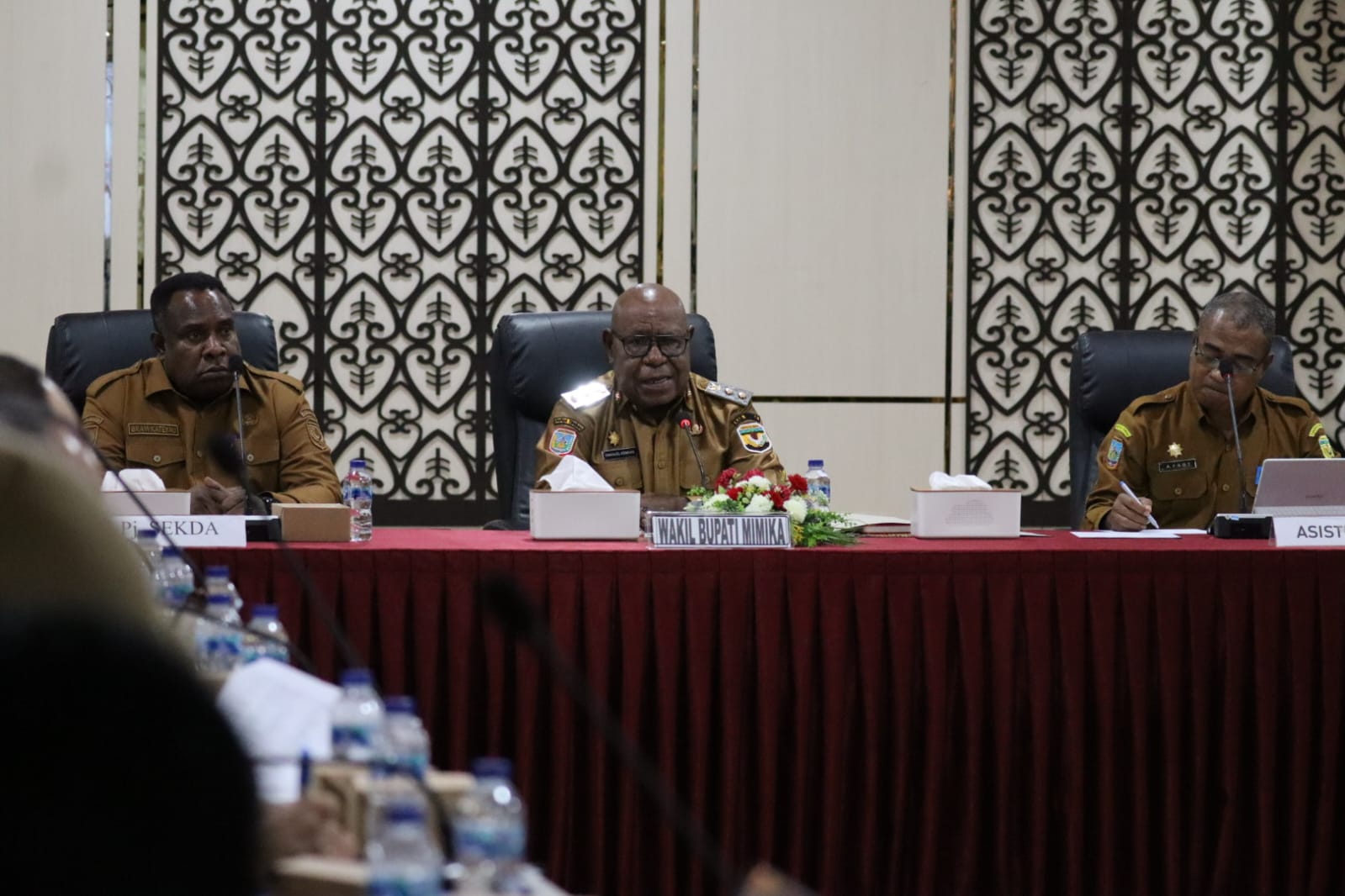 Wakil Bupati Pimpin Rapat Monitoring dan Evaluasi Realisasi Fisik dan Keuangan OPD