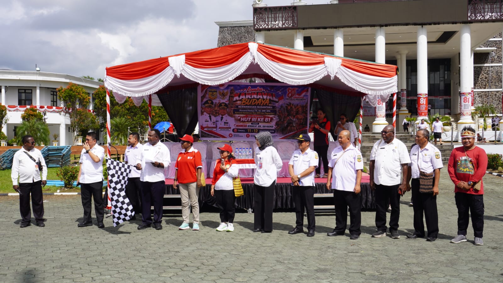 Semarak HUT ke-81 RI, Karnaval Kendaraan Hias Meriahkan Kabupaten Mimika