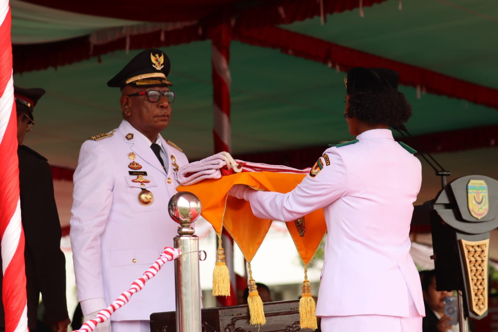 Bupati Mimika Pimpin Upacara HUT ke-81 RI, Semangat Indonesia Berdaulat, Adil, dan Makmur