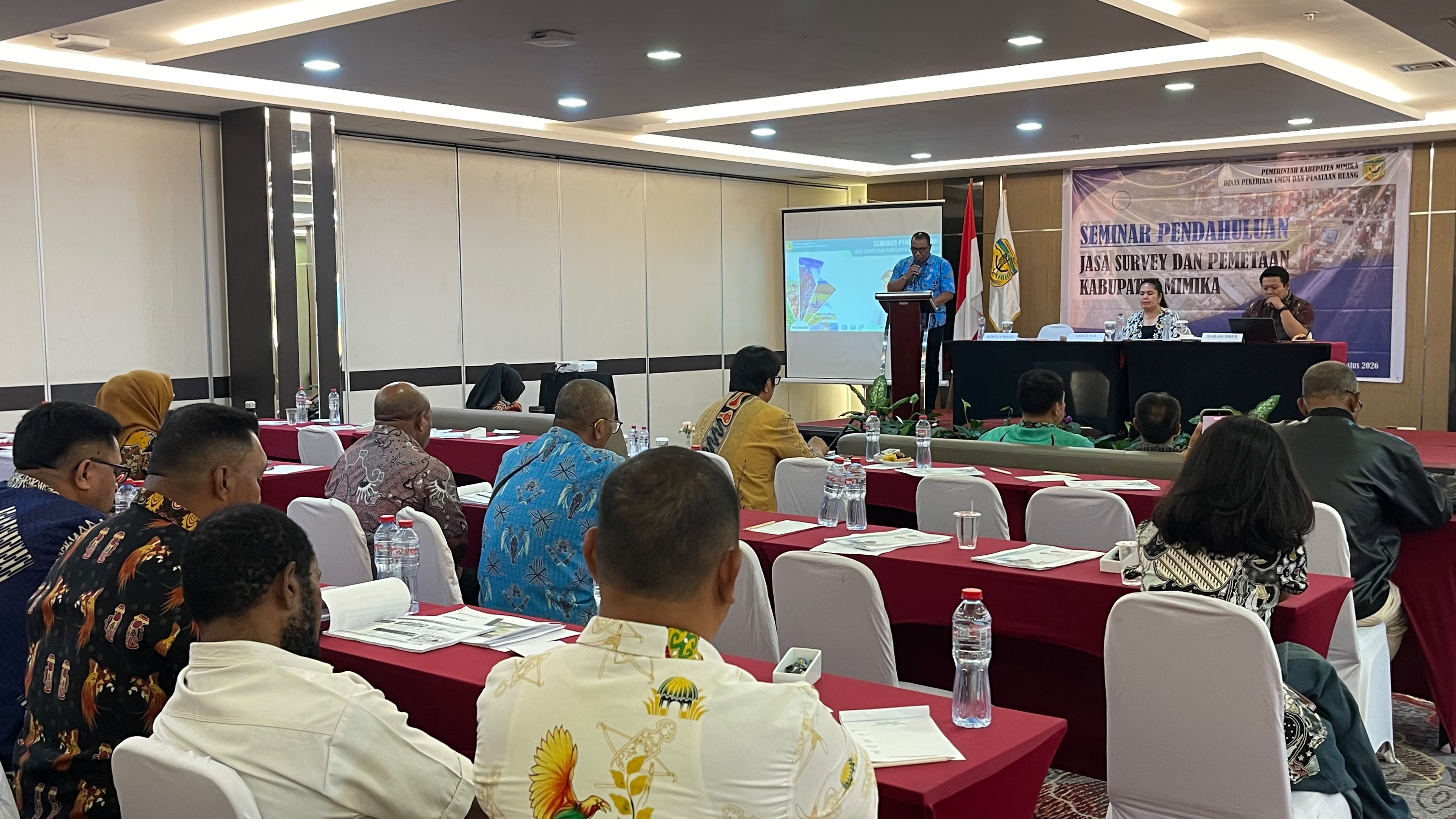 Bupati Mimika Hadiri Seminar Pemetaan Infrastruktur, Dorong Pembangunan Berbasis Data 