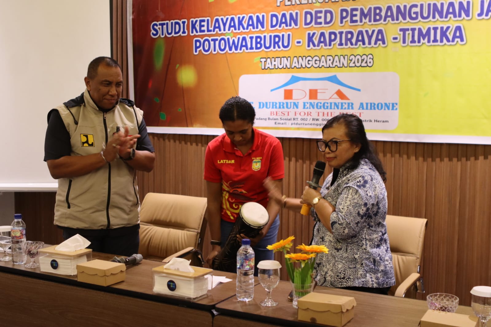 Dinas PUPR Mimika Gelar Seminar Pendahuluan Pembangunan Jalan Potowaiburu–Kapiraya–Timika