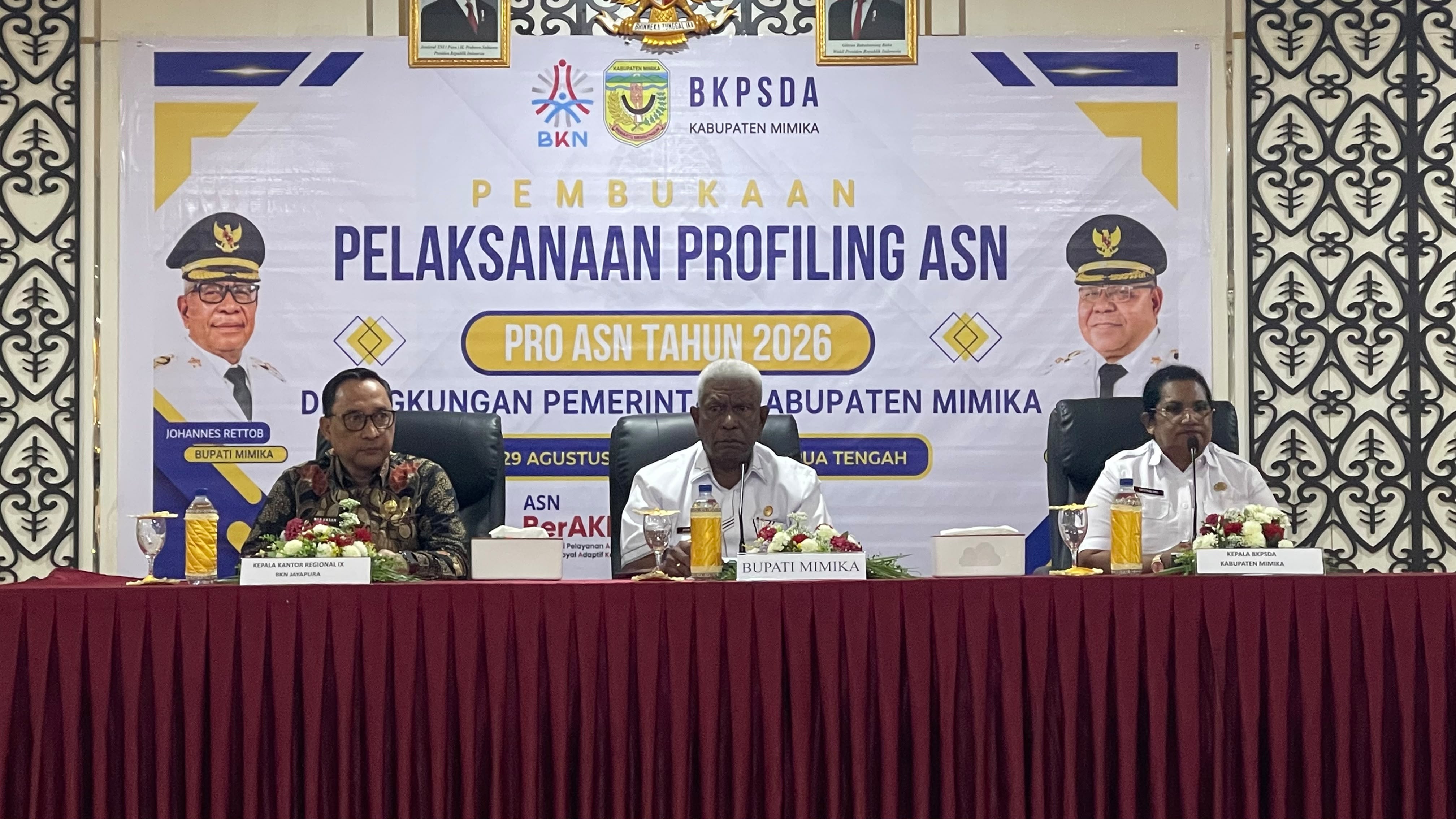 Bupati Mimika Resmi Buka Profiling ASN 2026, Perkuat Fondasi Manajemen Kepegawaian Berbasis Merit