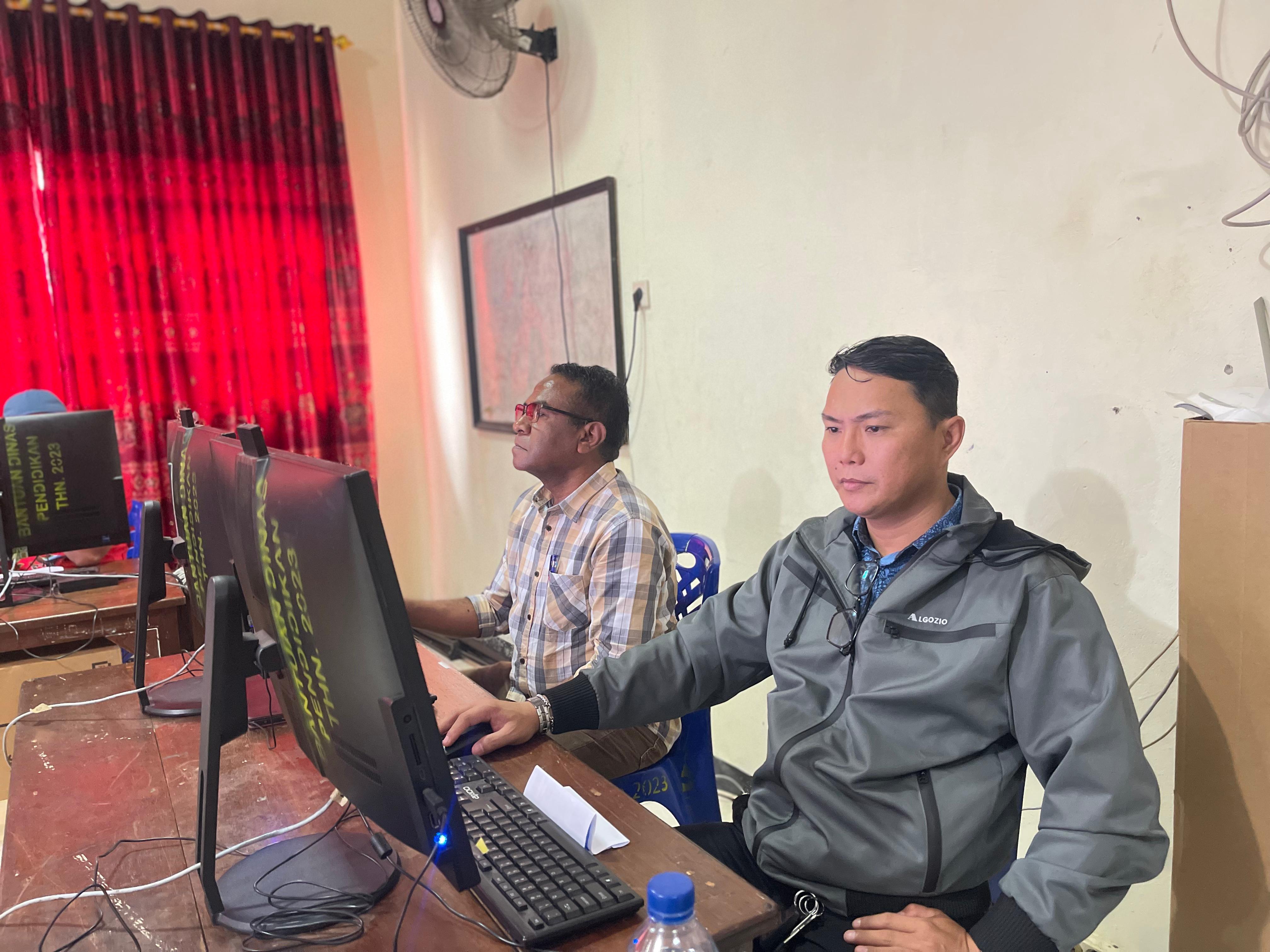 Hari Terakhir Profiling ASN, Kepala Brida Mimika Hadir di Tilok SMP Negeri 11