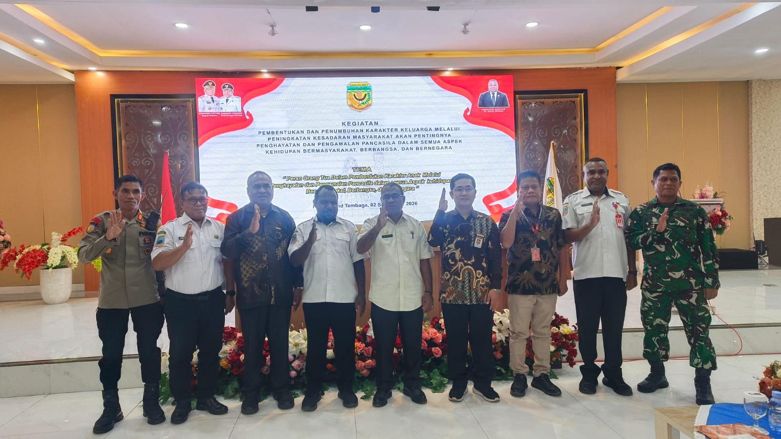 Kesbangpol Mimika Perkuat Peran Keluarga dalam Pembentukan Karakter Anak