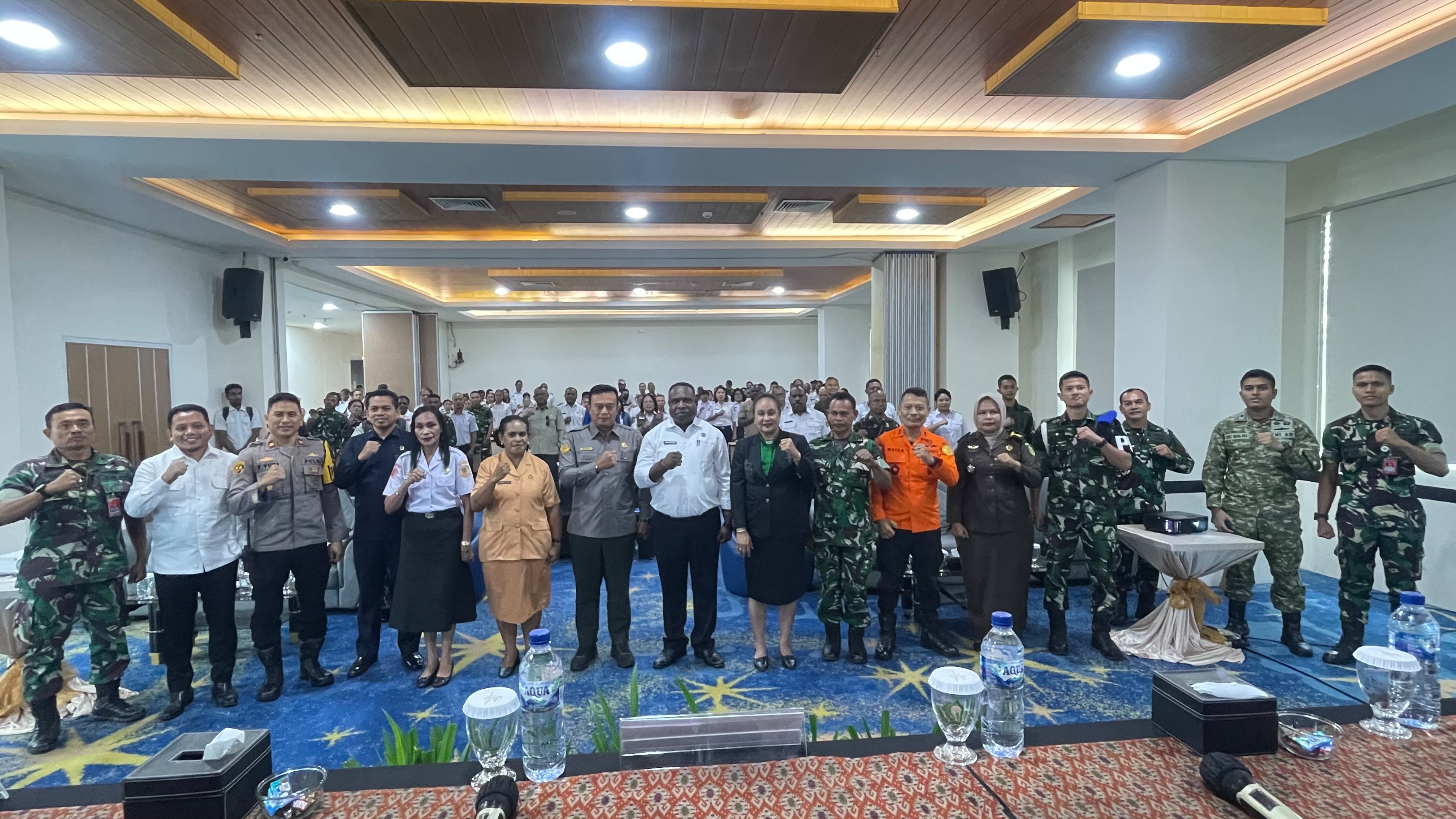Perkuat Kesiapsiagaan Bencana, BPBD Mimika Dorong Sinkronisasi Kebutuhan Logistik Se-Tanah Papua