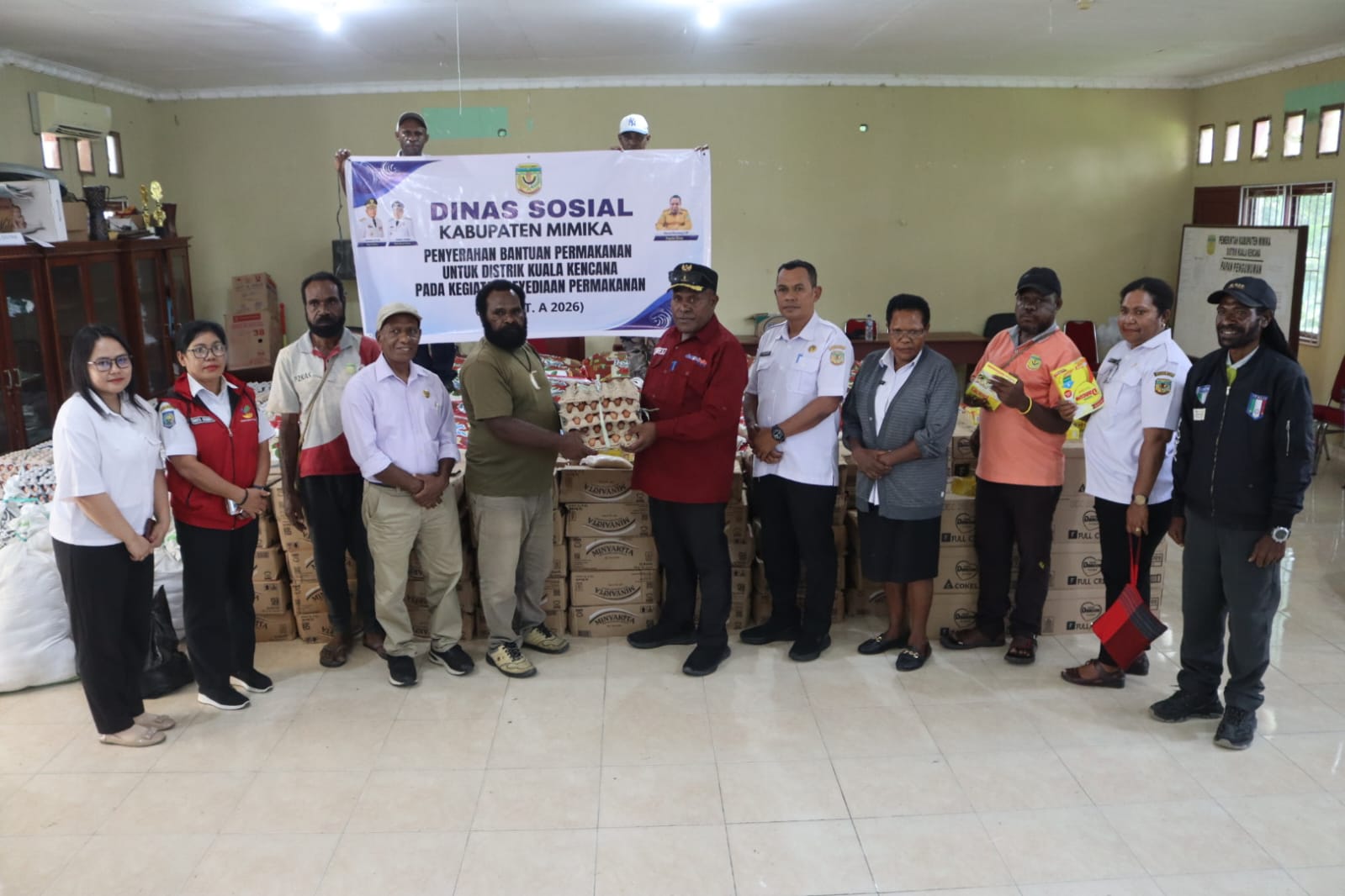 Pastikan Tepat Sasaran, Data Penerima Bantuan Permakanan Otsus di Kuala Kencana Diverifikasi