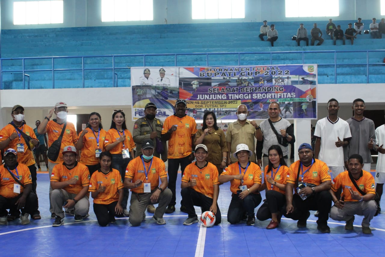 Meriahkan HUT Kabupaten Mimika Ke 26, Turnamen Futsal Bupati Cup 2022 Digelar