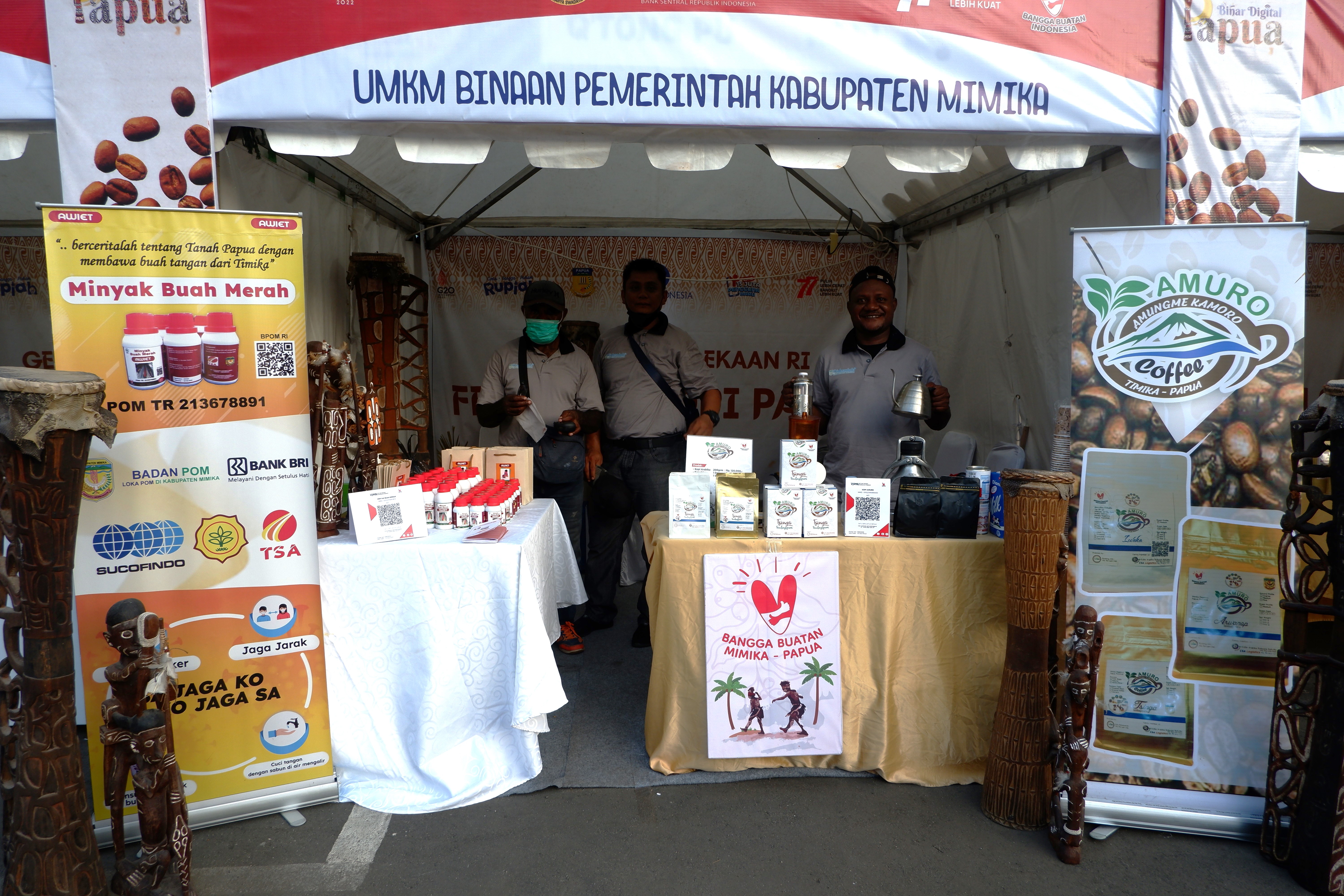 Ikut Pameran di Jayapura, Diskominfo Mimika Dorong UMKM Go Digital