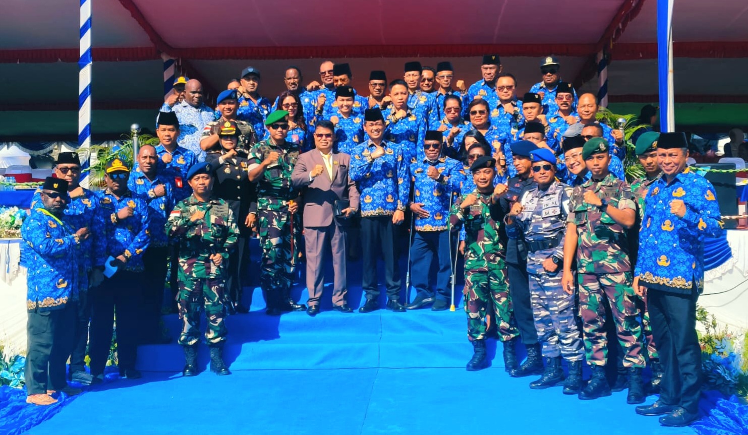 Pj Bupati Mimika Pimpin Upacara HUT Korpri