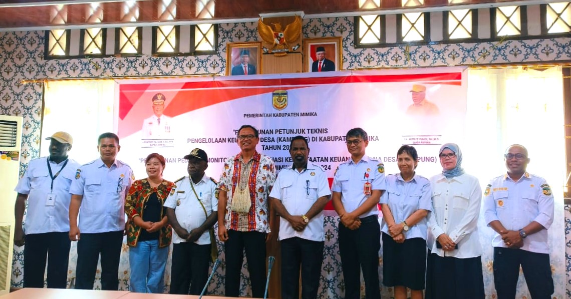 Bappeda Gelar Penyusunan Juknis Pengelolaan Keuangan Desa dan Penyusunan Pedoman Monev Kemanfaatan Keuangan Dana Desa Di Kabupaten Mimika