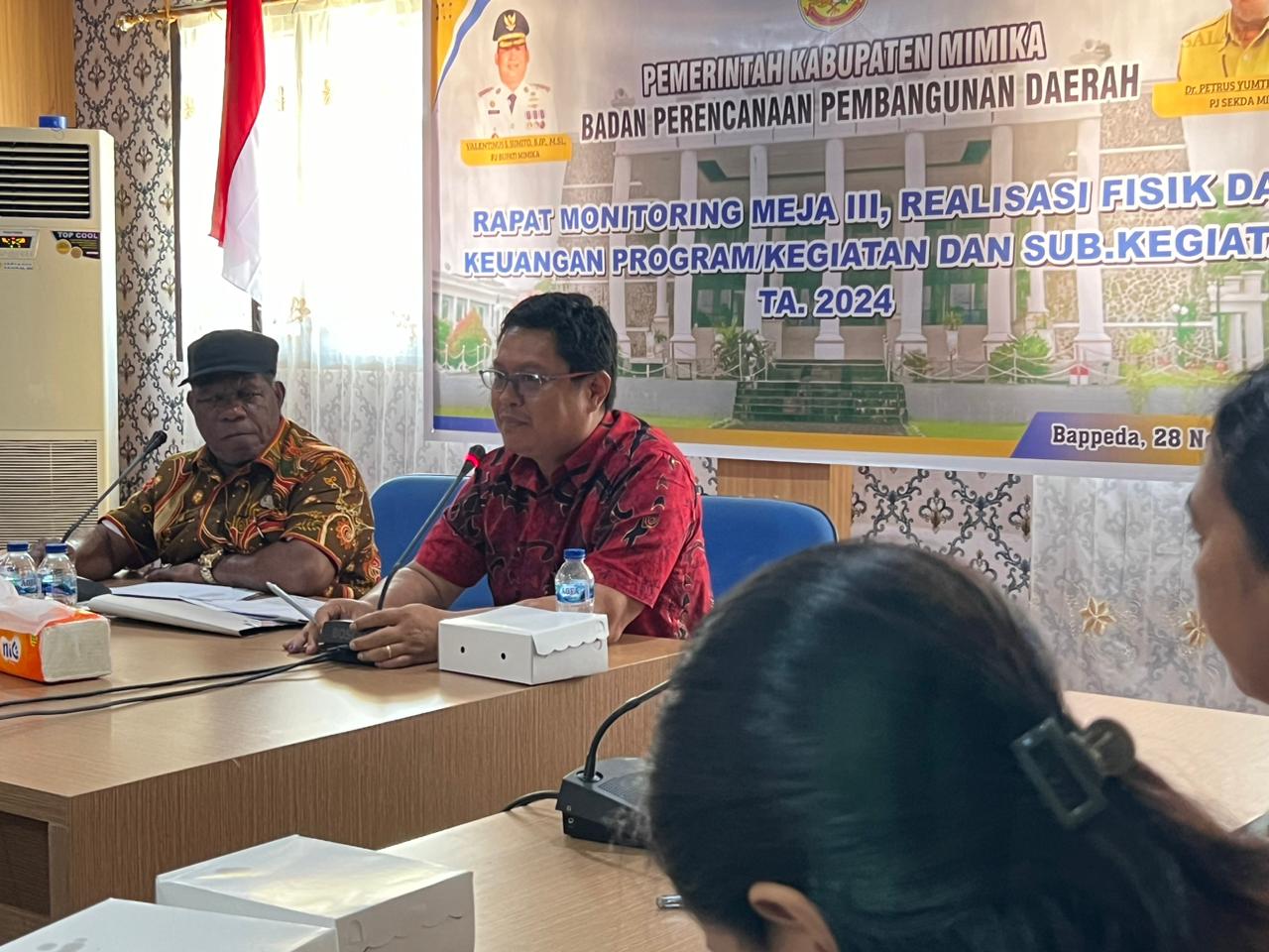 Pemkab Mimika Tinjau Realisasi Proyek Tahun Anggaran 2024