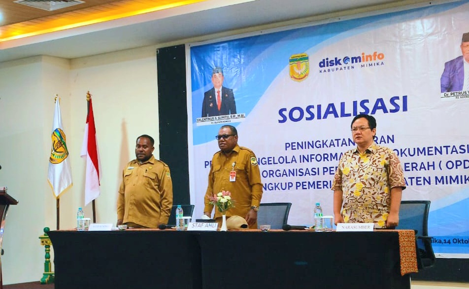 Diskominfo Mimika Gelar sosialisasi PPID
