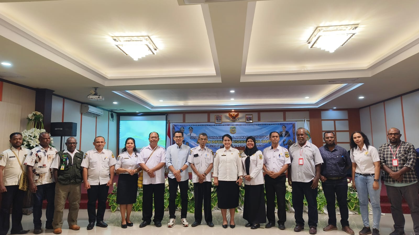 LPSE Gelar Sosialisasi Dan Lounching Aplikasi Siput OAP Timika
