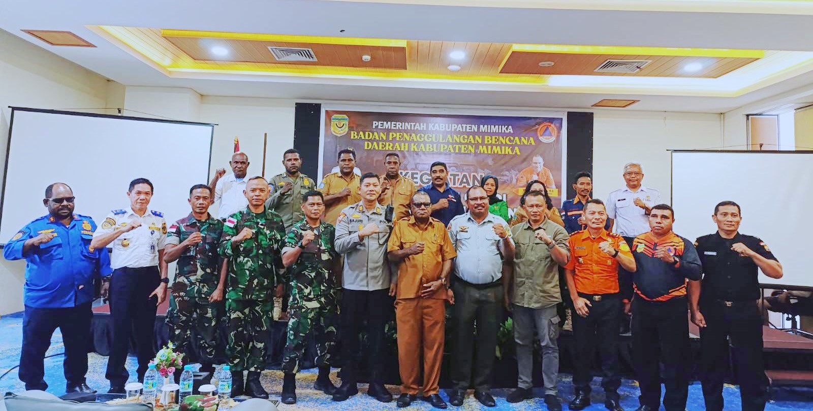 BPBD Mimika Gelar Sosialisasi Gladi Apel Kesiapsiagaan