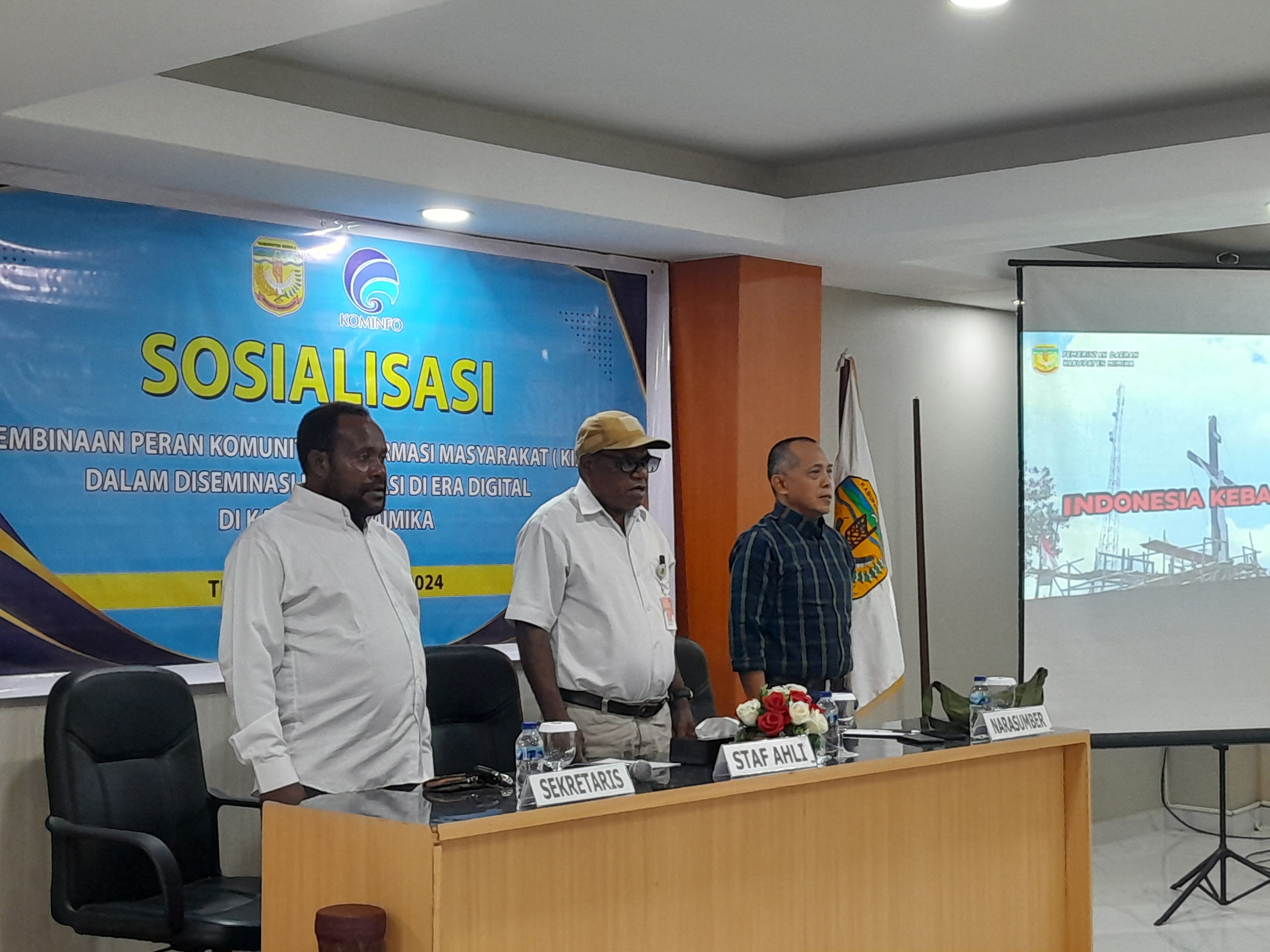 Diskominfo Mimika Sosialisasikan Peran KIM di Era Digital