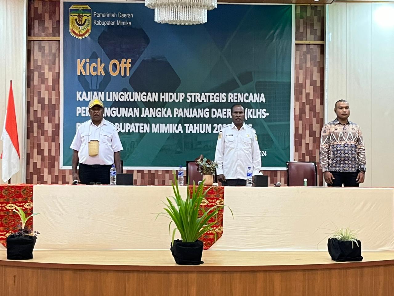DLH Mimika Gelar FGD Kick Off Penyusunan KLHS RPJPD