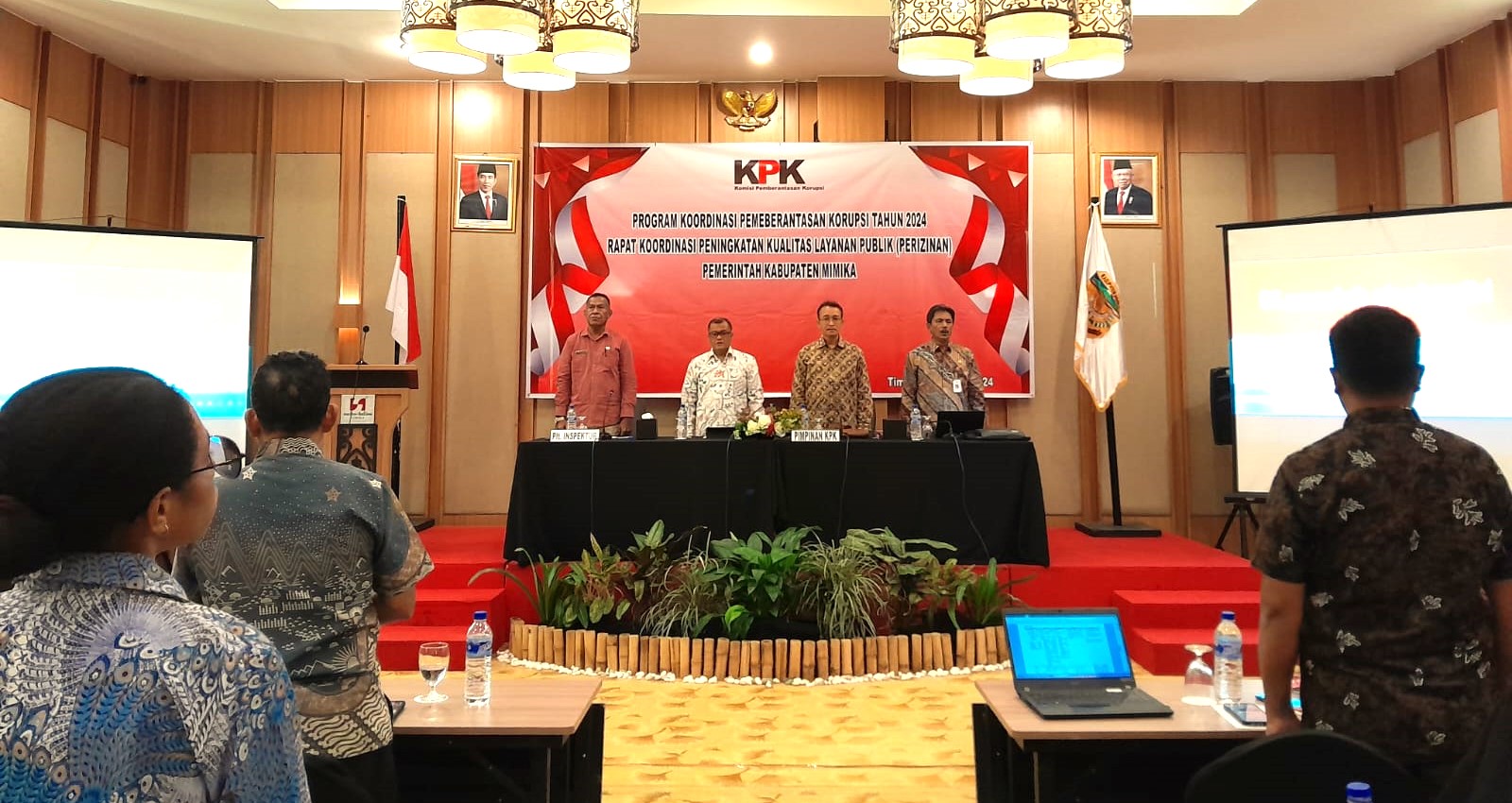Inspektorat Gelar Rakor Kualitas Layanan Publik (Perizinan) Pemerintah Kabupaten Mimika