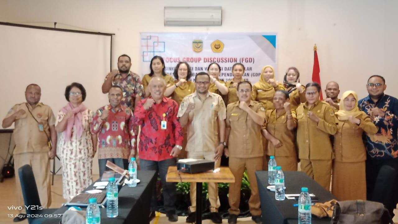 DP3AP2KB Gelar FGD Sinkronisasi dan Validasi Data 5 Pilar GDPK Mimika Tahun 2024-2049