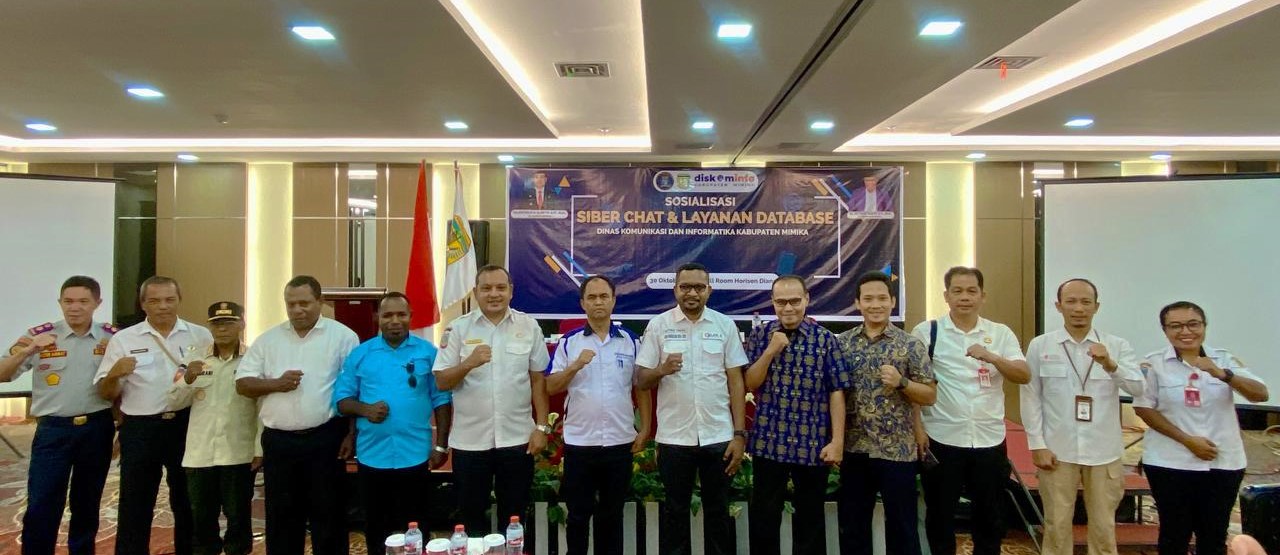 Diskominfo Mimika Sosialisasikan Siber Chat dan Layanan Database
