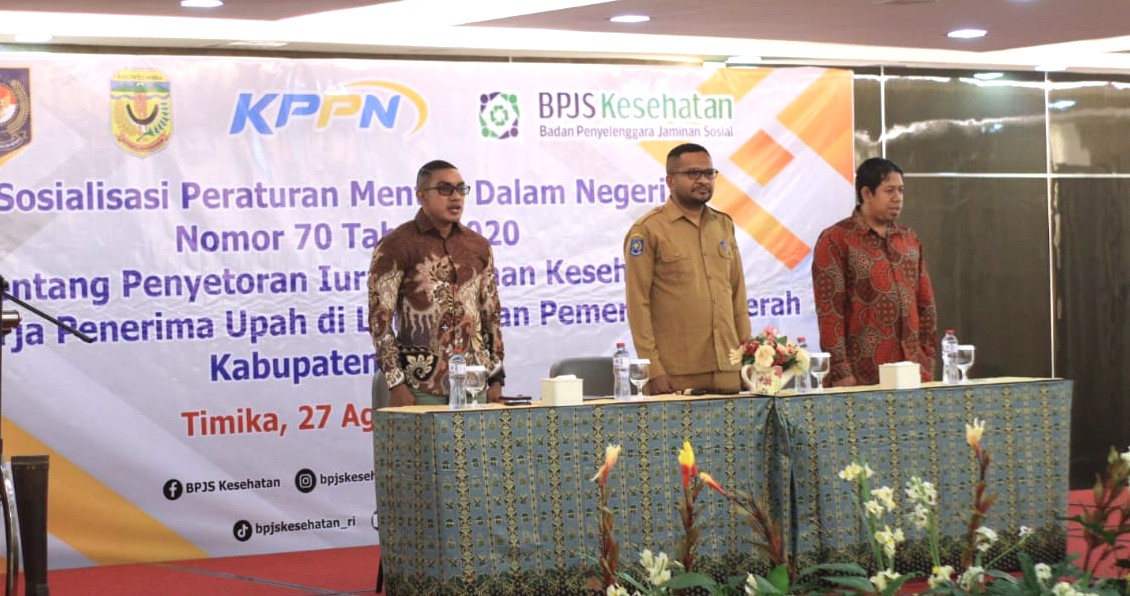 BPJS Kesehatan Mimika Sosialisasikan Permendagri Nomor 70 Tahun 2020