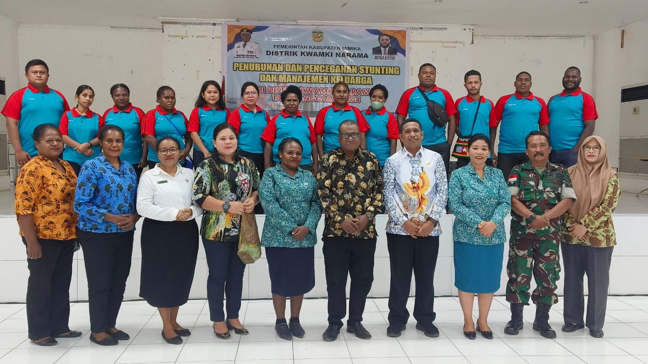 Distrik Kwamki Narama Gelar Penurunan Dan Pencegahan Stunting Dan Manajemen Keluarga
