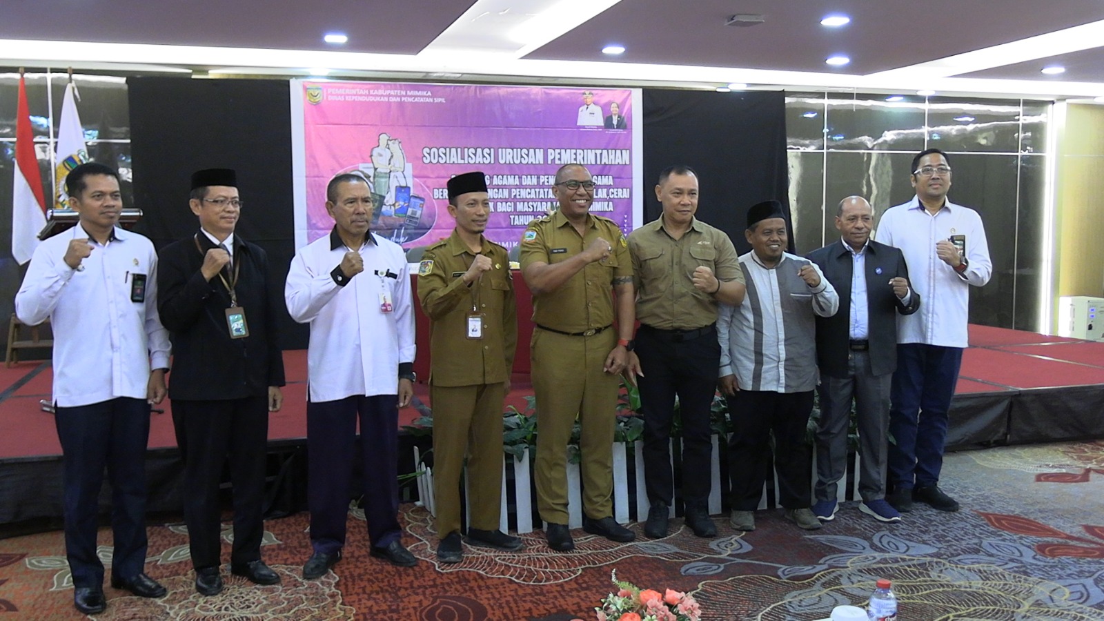 Disdukcapil Gelar Sosialisasi Pencatatan Nikah Talak Cerai Rujuk