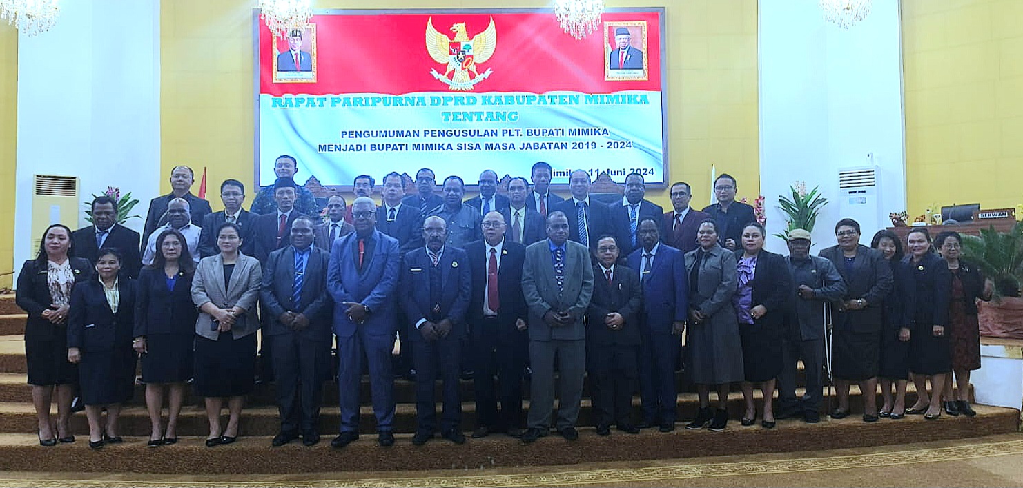 DPRD Mimika Usul Johannes Rettob Jadi Bupati Mimika Sisa Jabatan 2019-2024
