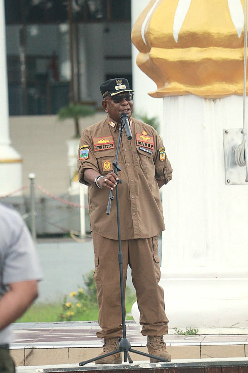 Pimpin Apel Gabungan OPD, Plt Bupati Mimika : ASN Adalah Pelayan Masyarakat