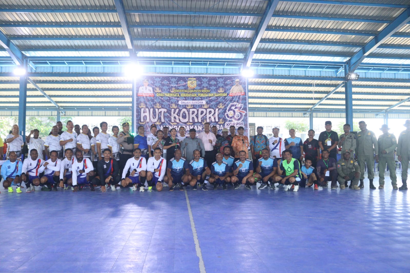 Sambut Hut Korpri Ke- 53 Disparbudpora Gelar Lomba Futsal Antar OPD