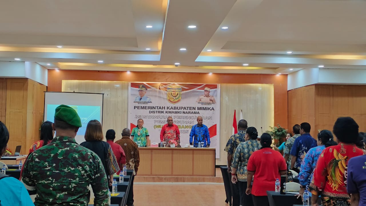 Musrenbang Distrik Kwamki Narama memprioritaskan pembangunan infrastruktur.