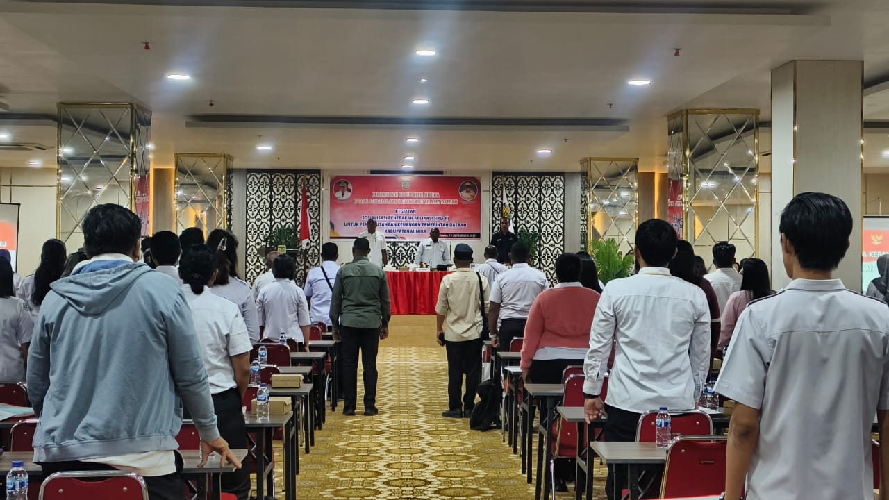 Tingkatkan Pemahaman Teknis, BPKAD Mimika  Gelar Sosialisasi Penerapan Aplikasi Spor