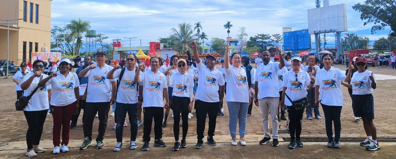 KORMI Mimika Gelar Event Mimika Color Run (MCR) 2024