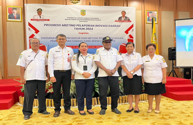 Bappeda Mimika Gelar Progress Meeting Pelaporan Inovasi Daerah Tahun 2024