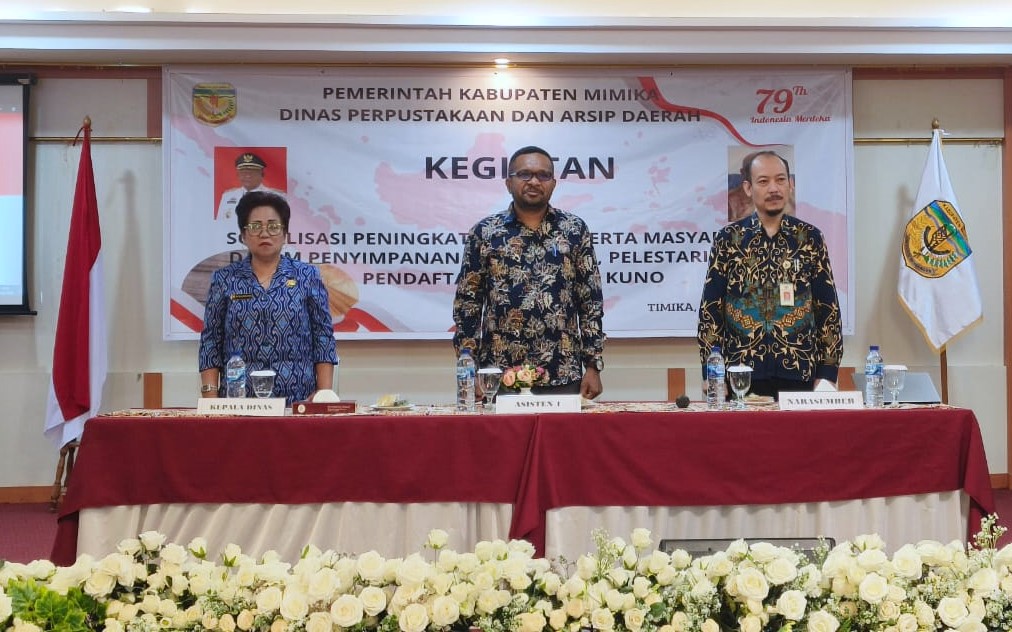 Upayakan Penyimpanan, Perawatan, Pelestarian, dan Pendaftaran Naskah Kuno, Dinas Perpustakaan dan Arsip Daerah Gelar Sosialisasi