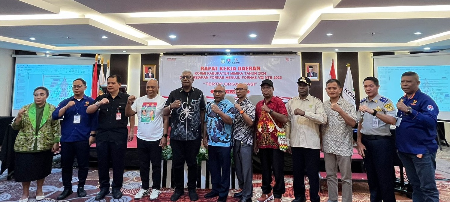 Bupati Buka Rakerda Kormi Kabupaten Mimika Tahun 2024
